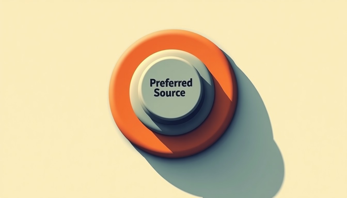 Google offers editors a “preferred source” button